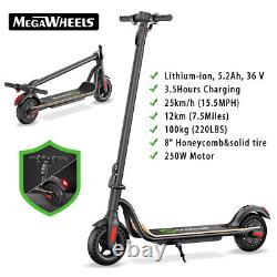 Adult Electric Scooter Folding E-Scooter Long Range Safe Urban Commuter 5.2AH US