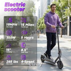 Adult Electric Scooter Max 19mph Folding E-Scooter City Safe Commuter APP