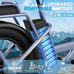 Adult Electric Scooter With Seat 1200W 20 Fat Tire Commuter Folding E-Scooter