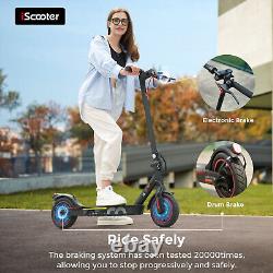 Adult Electric Scooter With Seat 350W Long Range 8.5'' Pneumatic Tire E-Scooter