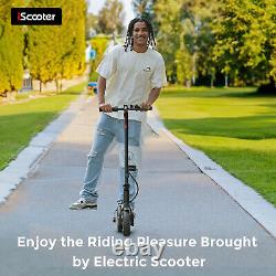 Adult Electric Scooter With Seat 350W Long Range 8.5'' Pneumatic Tire E-Scooter