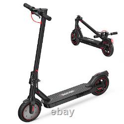 Adult Electric Scooter With Seat 350W Long Range 8.5'' Pneumatic Tire E-Scooter