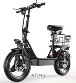 Adult Electric Scooter with Double Brakes, 650w motor, Over 30mph Speed