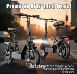 Adult Electric Scooter with Double Brakes, 650w motor, Over 30mph Speed