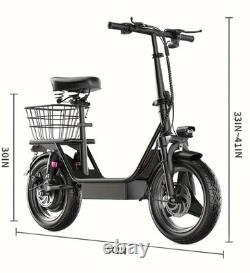 Adult Electric Scooter with Double Brakes, 650w motor, Over 30mph Speed