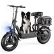 Adult Electric Scooter with Seat 14 Tire 48V 15AH 25MPH 45Miles1500W Peak Motor