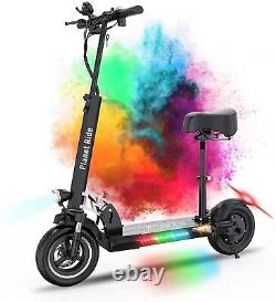 Adult Electric Scooter with Seat 48V 15AH Foldable 800W Motor 27MPH 35 Mile USA