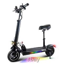 Adult Electric Scooter with Seat 48V 15AH Foldable 800W Motor 27MPH 35 Mile USA