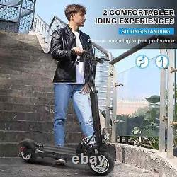 Adult Electric Scooter with Seat 48V 15AH Foldable 800W Motor 27MPH 35 Mile USA