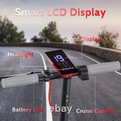 Adult Electric Scooter with Seat, Foldable Commuter E-Scooter 30KM Range WithAPP