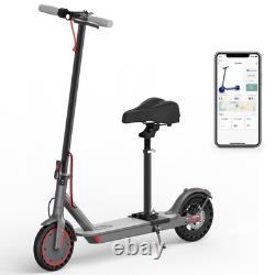 Adult Electric Scooter with Seat, Foldable Commuter E-Scooter 30KM Range WithAPP