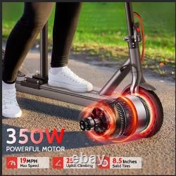 Adult Electric Scooter with Seat, Foldable Commuter E-Scooter 30KM Range WithAPP