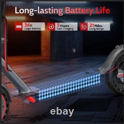 Adult Electric Scooter with Seat, Foldable Commuter E-Scooter 30KM Range WithAPP