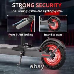 Adult Electric Scooter with Seat, Foldable Commuter E-Scooter 30KM Range WithAPP