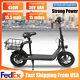 Adult Electric Scooter with Seat for Electric Bike Moped safe urban Commuter US