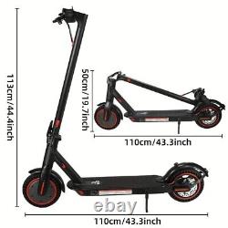 Adult Foldable Electric Scooter 19mph Max Speed 350W 8.5 Solid Tire Brand New U