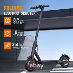 Adult Foldable Electric Scooter 19mph Max Speed 350W 8.5 Solid Tire Brand New U