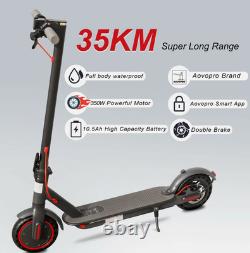 Adult Foldable Electric Scooter 19mph Max Speed 350W Motor AOVO PRO New