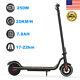 Adult Foldable Electric Scooter 22km Long Range 25km/h High Speed E Scooter Us