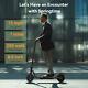 Adult Foldable Electric Scooter 250W Motor E-Scooter Long Range 8.0 Solid Tires