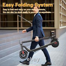 Adult Foldable Electric Scooter 250W Motor E-Scooter Long Range 8.0 Solid Tires