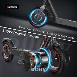 Adult Foldable Electric Scooter 500W Motor 10''Solid Tires Long Range Fast Speed