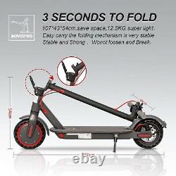 Adult Folding Electric Scooter 16MPH 35 KM Long Range Light up Deck 350 Watt