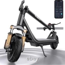 Adults Electric Scooter 25km/h Foldable Scooter +App &Double Shock Absorption