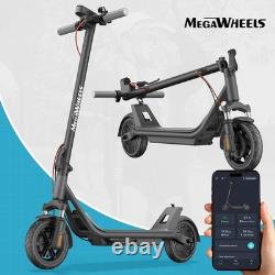 Adults Electric Scooter 25km/h Foldable Scooter +App &Double Shock Absorption