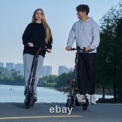 Adults Electric Scooter 25km/h Foldable Scooter +App &Double Shock Absorption