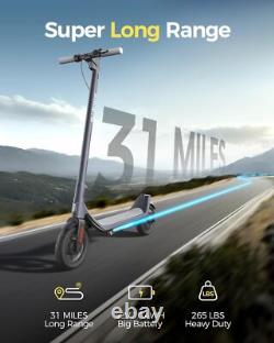 Adults Electric Scooter 31 Miles 25km/h 10 Tires 500W 10.4AH for Commuting