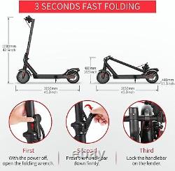 Adults Electric Scooter 350W Folding Commuter Scooter Portable E-Scooter Safe