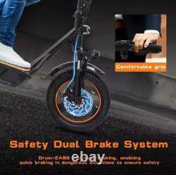 Adults Electric Scooter 750W Peak Motor 36V 80KM Range Max Speed 28 MPH