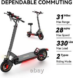 Adults Electric Scooter 800w Long Range 31 Mile Range High Speed 28mph New