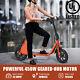 Adults Electric Scooter Commuter E-Bike with Seat Basket 450W Powerful Motor NEW