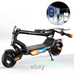 Adults Electric Scooter Folding Commuter E-Scooter with APP 600W 20MPH Max Speed
