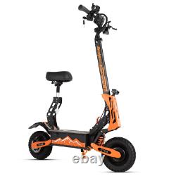 Adults Electric Scooter Folding Dual Motor 5600W 60V 27AH 11 Road Tires 50MPHJ9