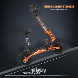 Adults Electric Scooter Folding Dual Motor 5600W 60V 27AH 11 Road Tires 50MPHJ9