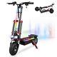 Adults Electric Scooter Folding Dual Motor 5600W 60V 38AH 12 Road Tires 50MPH