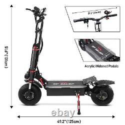 Adults Electric Scooter Folding Dual Motor 5600W 60V 38AH 12 Road Tires 50MPH