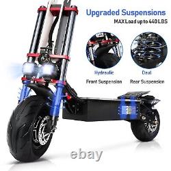 Adults Electric Scooter Folding Dual Motor 5600W 60V 38AH 12 Road Tires 50MPH