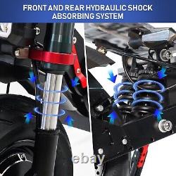 Adults Electric Scooter Folding Dual Motor 5600W 60V 38AH 12 Road Tires 50MPH