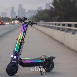 Adults Electric Scooter Folding Dual Motor 5600W 60V 38AH 12 Road Tires 50MPH