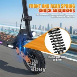 Adults Electric Scooter Folding Single Motor 1200W 48V 18AH 11 Road Tires 40MPH