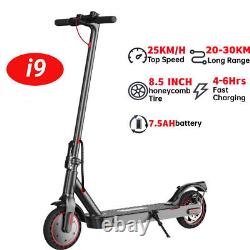 Adults Electric Scooter Long Range Foldable Kick E-scooter Safe Urban Commuter