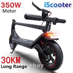 Adults Foldable Electric Scooters 30Km Long Range 350W 3 Speeds Motor E Scooter