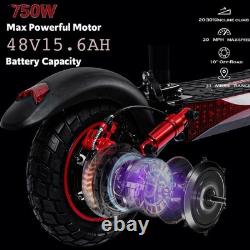 Adults electric scooter with tires fast speed long range foldable light weight
