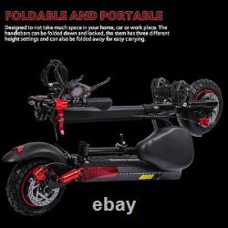 Adults electric scooter with tires fast speed long range foldable light weight