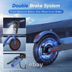 Aovopro Adult Electric Scooter 350w Blue Long Range 30km High Speed 31km/h New