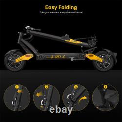Ausom 1000W E Scooter for Adults Foldable Scooter 47 Miles Range, Dual Disc Brake